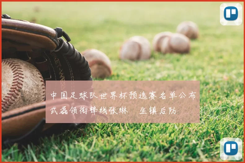 中国足球队世界杯预选赛名单公布武磊领衔锋线张琳芃坐镇后防